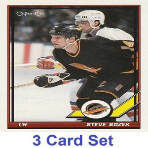 Steve Bozek Hockey Card Collection